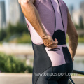 ʻO nā kāneʻo Cycling BIB i kahi huiʻo Pro i nā hui māmā māmā